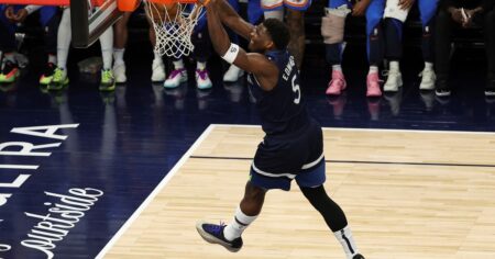 Playoffs NBA: feroz paliza para descontar en el Oeste de Minnesota sobre el favorito Oklahoma City imagen-12