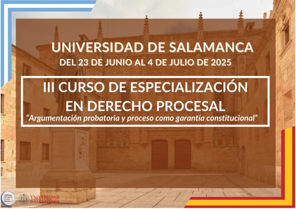 Descuento exclusivo para integrantes del Poder Judicial: Curso de Especialización en Derecho Procesal - Universidad de Salamanca imagen-5