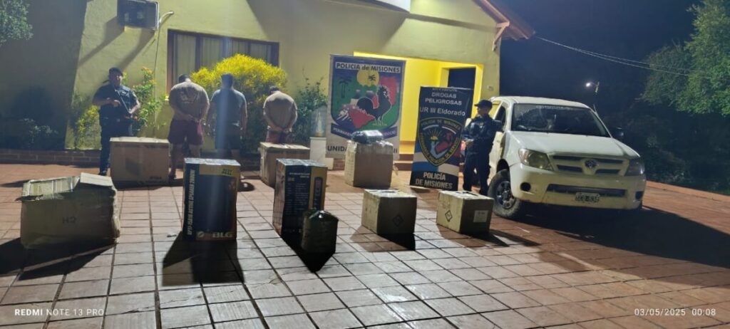 Secuestran contrabando millonario en Eldorado: un paraguayo entre los demorados imagen-5