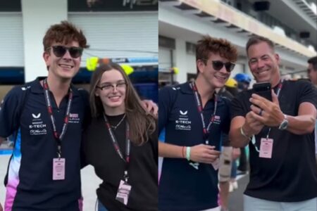 Se hizo famoso por su enorme parecido a Franco Colapinto y ahora revoluciona el GP de Miami de la Fórmula 1 imagen-15