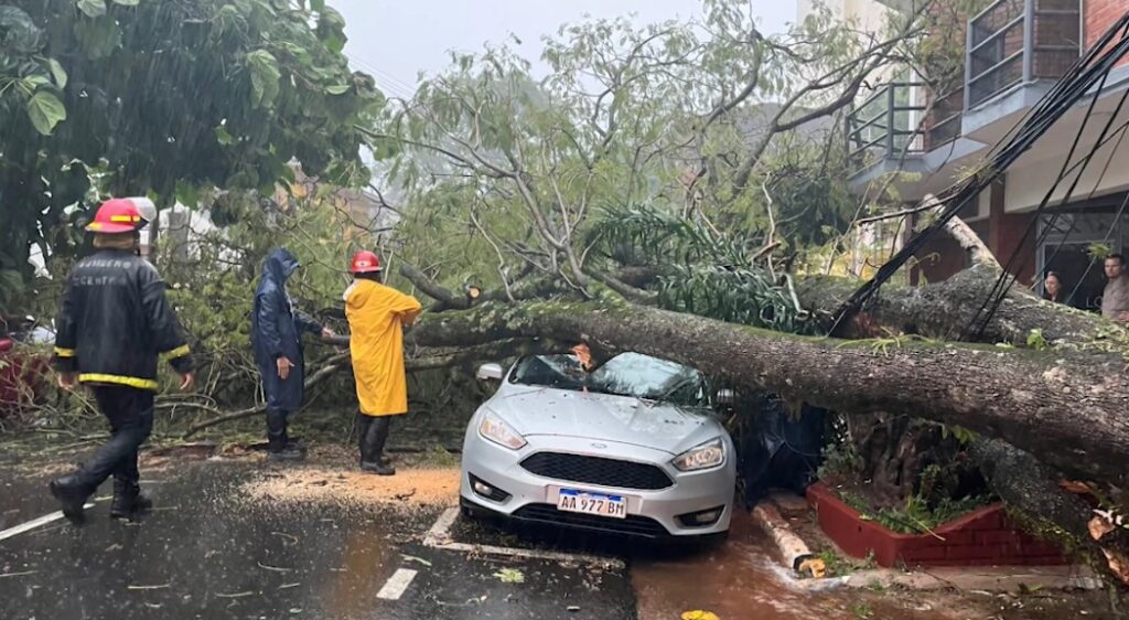 Defensa Civil asistió a vecinos frente a los daños de lluvias intensas y vientos fuertes en Misiones imagen-5
