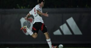 El festejo especial del goleador de la Reserva de River ante Boca imagen-1