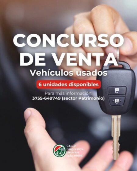 La Cooperativa Eléctrica Ltda. Oberá pone a la venta 6 vehículos | OberaInside.com.ar La Noticia Junto a VosLa Cooperativa Eléctrica Ltda. Oberá pone ... imagen-70