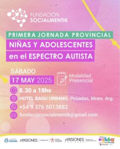 🧩 1° Jornada Provincial sobre Niñas y Adolescentes en el Espectro Autista imagen-3