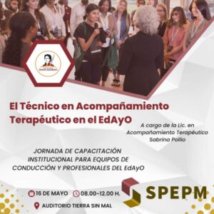 Por el mes del Acompañante Terapéutico brindarán capacitación institucional en el Instituto Juana Azurduy imagen-1