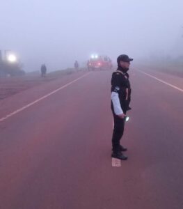 Choque entre un colectivo y una moto dejó dos fallecidos en la ruta 14 imagen-1