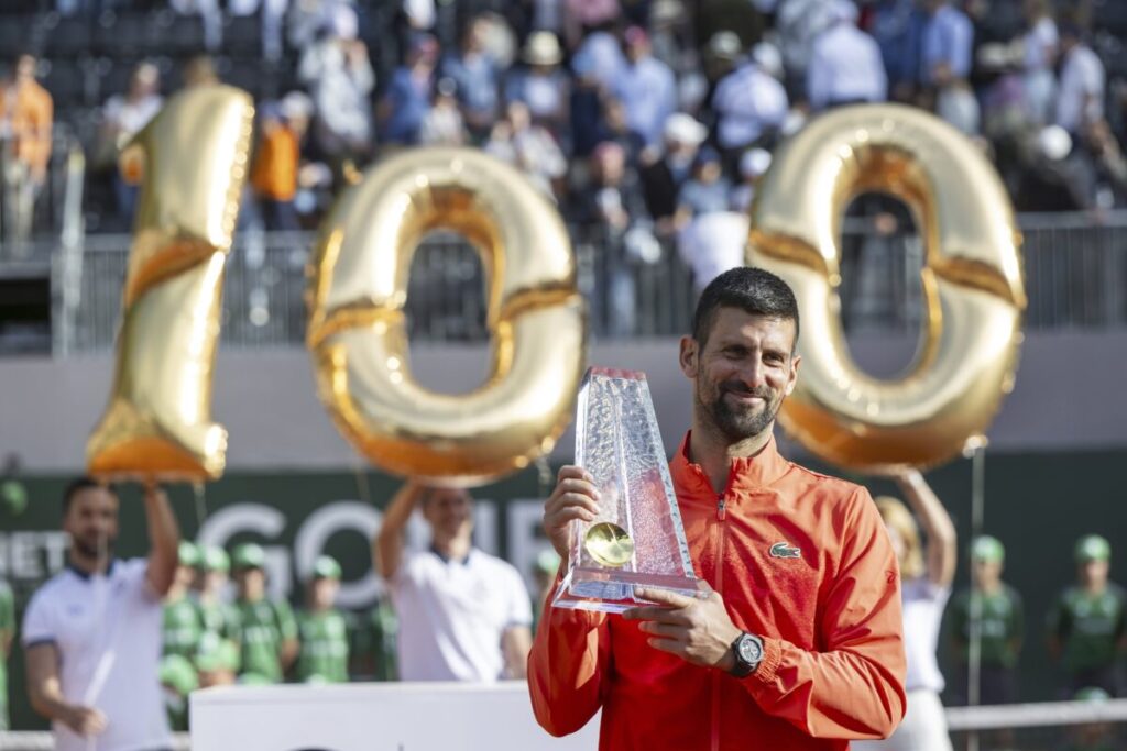 Novak Djokovic se consagró en Ginebra y llegó a los 100 títulos en su carrera imagen-94