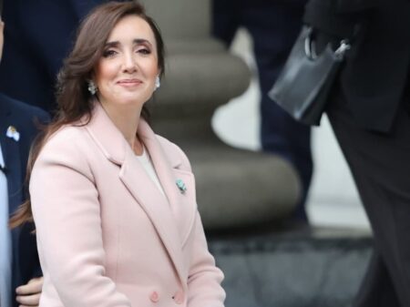 La reacción de Victoria Villarruel luego del desplante de Javier Milei en la Catedral: “Yo siempre lo saludo” imagen-8