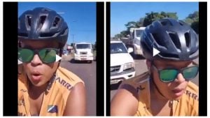 Impactante accidente en Brasil: una ciclista atropellada tras discutir con un camionero imagen-7