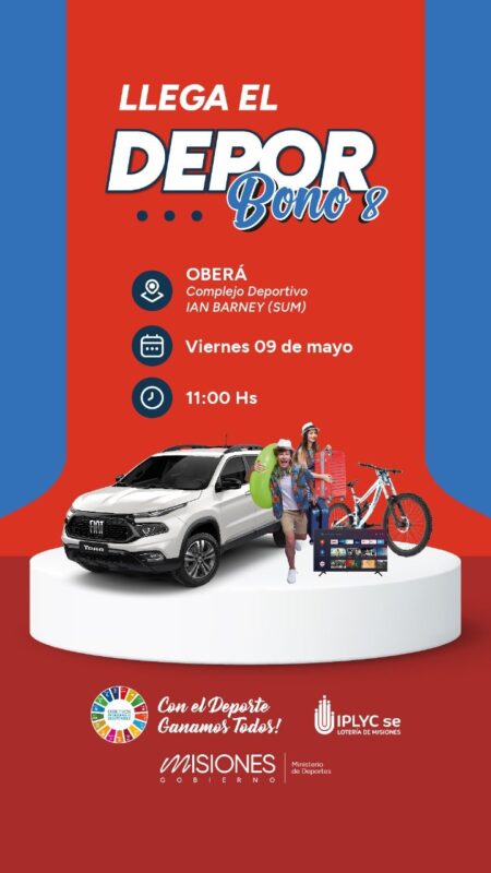 Oberá: Entidades deportivas recibirán el Deporbono 8 imagen-18