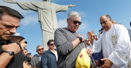 Carlo Ancelotti recibió la bendición del Cristo Redentor imagen-17