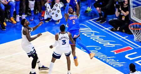 Playoffs NBA: con un Shai Gilgeous Alexander de colección, Oklahoma se puso 2-0 ante Minnesota en la final del Oeste imagen-20
