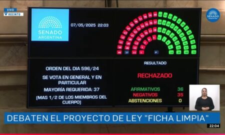 Senado rechazó Ficha Limpia con los votos de Arce y Rojas Decut imagen-6