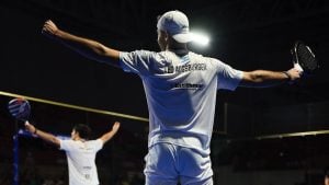 Premier Padel: el misionero Leo Augsburger y Pablo Cardona dieron el golpe ante la pareja 3 del ranking para meterse en las semifinales del Asunción P2 imagen-6