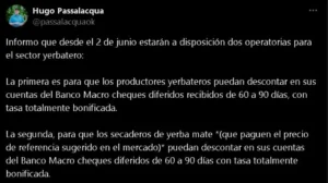 Productores podrán cobrar cheques con tasa bonificada imagen-3