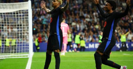 Video: el golazo de Lamine Yamal que le dio el título al Barcelona imagen-13