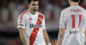 Video: el bombazo de Acuña para su primer gol en River imagen-2