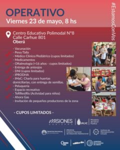 Operativo de salud el viernes 23 en el CEP N° 8 | OberaInside.com.ar La Noticia Junto a VosOperativo de salud el viernes 23 en el CEP N° 8 imagen-66
