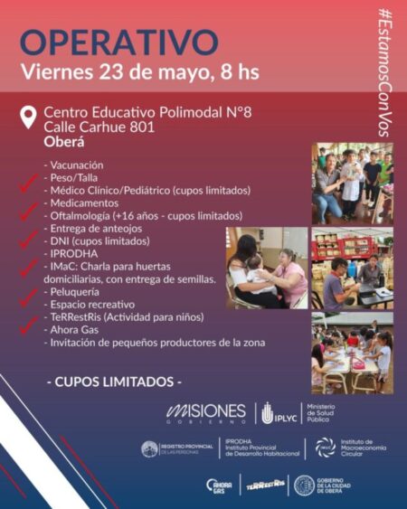 Operativo de salud el viernes 23 en el CEP N° 8 | OberaInside.com.ar La Noticia Junto a VosOperativo de salud el viernes 23 en el CEP N° 8 imagen-5