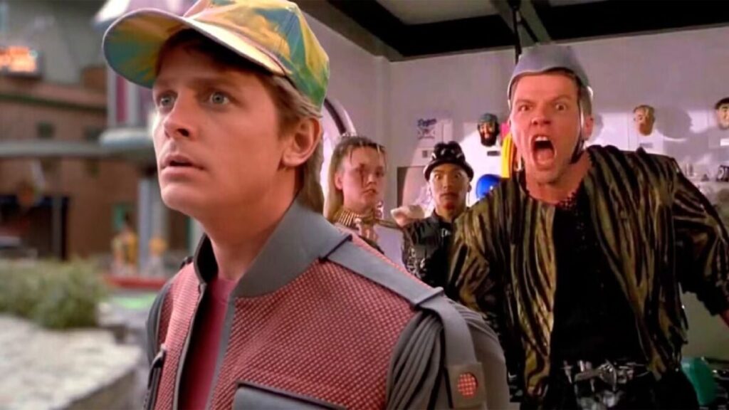 Es una de las frases más míticas de Marty McFly en la trilogía 'Regreso al futuro' pero en la primera película no hay ni rastro de ella imagen-5