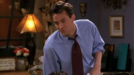 Esta frase de Chandler no estaba en el guion de 'Friends', pero Mathew Perry la soltó y el resto del reparto le siguió imagen-6