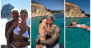Besos, mar y mimos: el álbum de fotos íntimo del paseo en yate de La China Suárez y Mauro Icardi por el Mediterráneo imagen-4