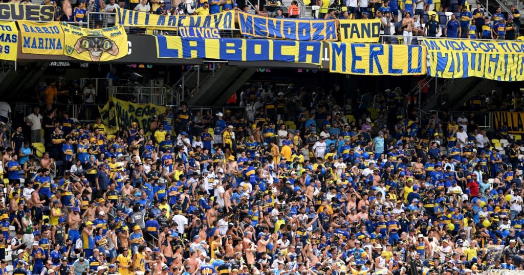 Azul y oro en las tribunas, oro y azul en la camiseta: cómo se vive desde adentro la previa de Boca-Auckland imagen-5