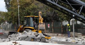Arrancó la obra para hacer semi peatonal las calles de la plaza de San Justo imagen-4