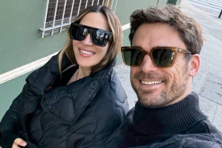 Jimena Baron y Matías Palleiro celebraron la primera semana de su hijo Arturo: salida de a tres y regalo sorpresa imagen-8