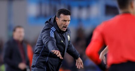 Scaloni tras el 1-1 con Colombia: "Una prueba de carácter" y por qué salió Messi imagen-46