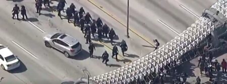 Los videos que dejaron las nuevas protestas en Estados Unidos imagen-9