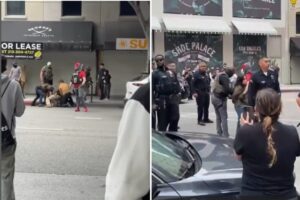 Sin miedo al ICE: así reaccionaron los vecinos de Los Ángeles ante una redada contra migrantes en plena calle imagen-3