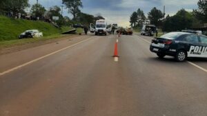 San Vicente: tres muertos y una mujer herida en un violento choque frontal sobre la Ruta 14 imagen-2