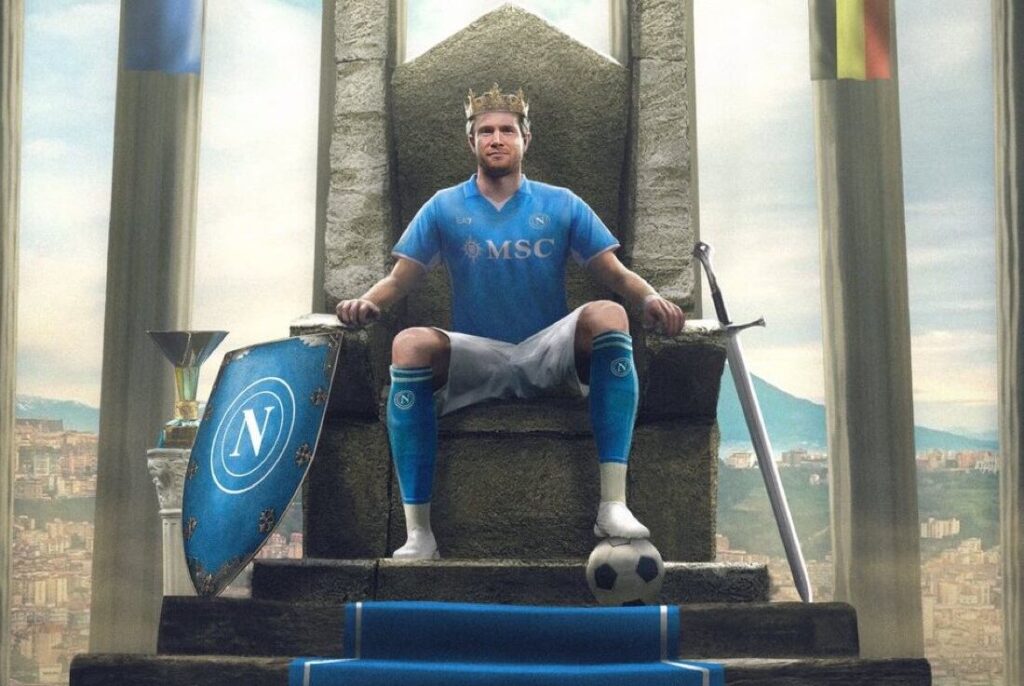 Napoli anunció a Kevin de Bruyne como refuerzo y Dybala le dio la bienvenida al Calcio imagen-5