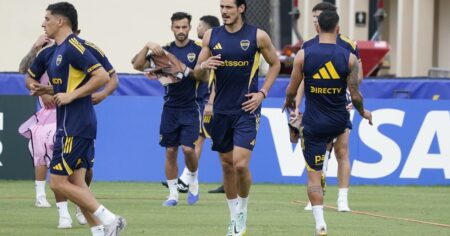 Video: Cavani, gol en la práctica y esperanza cuando Boca la necesita imagen-13