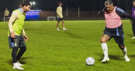 El posteo del Chiqui Tapia, gambeteándolo a Messi: "Listos para cerrar la doble fecha FIFA" imagen-12