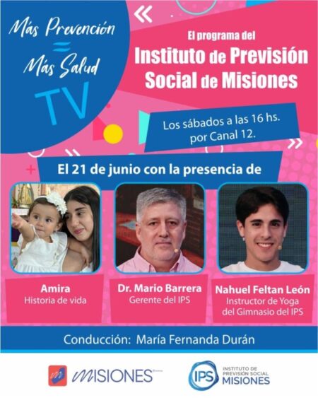 📺 Este sábado a las 16 hs. por Canal 12, ¡un nuevo episodio de Más Prevención es Igual a Más Salud!💙 imagen-9