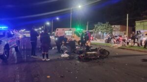 Choque frontal sobre “Tulo” Llamosas dejó varios heridos en Posadas imagen-4