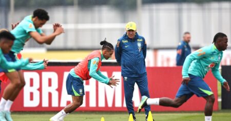 Con cambio de esquema, el primer XI de Ancelotti para su debut con Brasil imagen-17