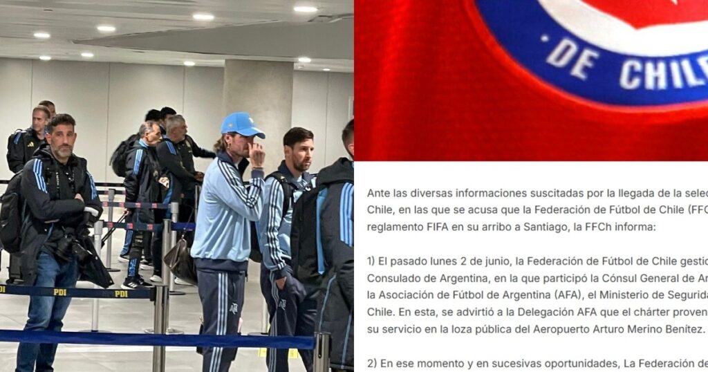 La ANFP respondió a las acusaciones sobre el protocolo de seguridad en la llegada de la Selección a Chile: "No consideraron las recomendaciones" imagen-5