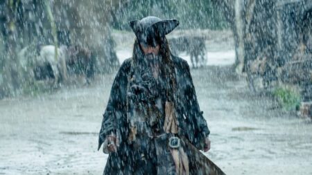 Es la mejor batalla de 'Piratas del Caribe', pero para los actores fue un tormento: pasaron 10 semanas bajo la lluvia torrencial imagen-6