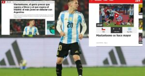 La reacción de la prensa española al debut de Mastantuono en la Selección: "El genio precoz que supera a Messi" imagen-2