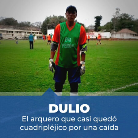 🥅⚽Dulio: el arquero al que una caída casi lo deja cuadripléjico⚽ imagen-14
