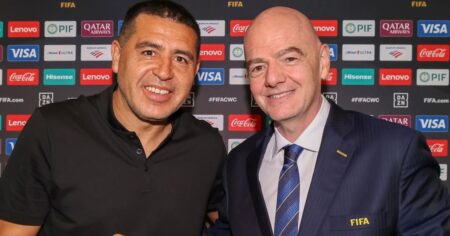 El mensaje de Gianni Infantino a Boca, la foto con Riquelme y el agradecimiento a los hinchas que coparon EE.UU. imagen-23