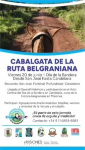 Llevarán adelante la Cabalgata Belgraniana Misionera imagen-1