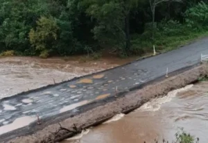 Tránsito interrumpido en la ruta provincial 7 por el desborde del arroyo Tabay imagen-2