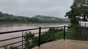 El Soberbio: crece el río Uruguay e inician recorridas preventivas en zonas vulnerables imagen-1
