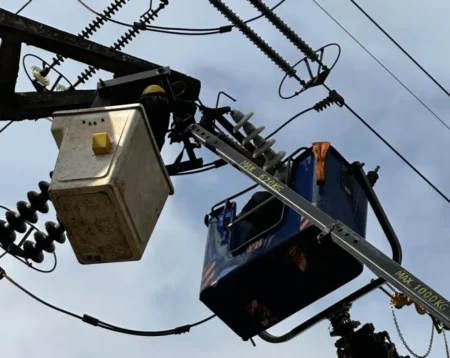 Ejecutan trabajos de mantenimiento de líneas de alta tensión en Posadas imagen-9
