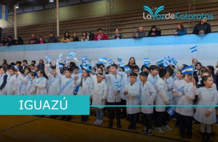 La Bandera en alto y el corazón en la Patria: alumnos de Iguazú hicieron su promesa imagen-8