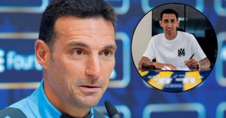 Scaloni celebró el regreso de Di María al fútbol argentino: "Es el ídolo de muchísima gente, no sólo de Central" imagen-15